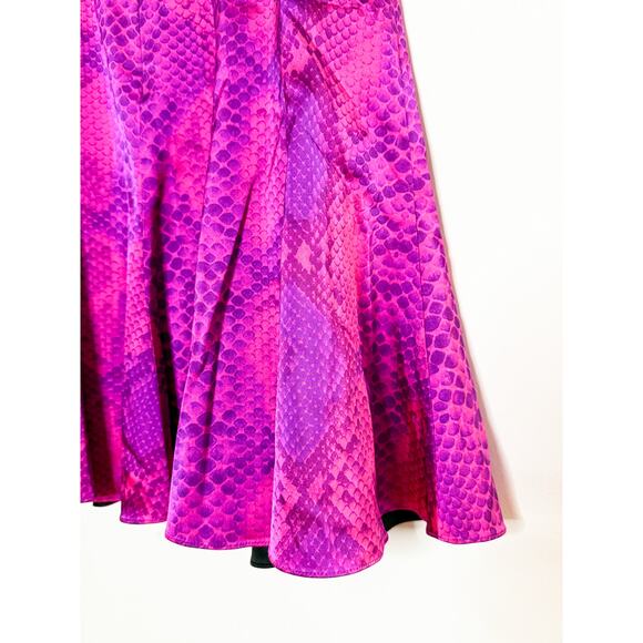 Jay Godfrey Animal Skin Dress Size 8 - Picture 6 of 6